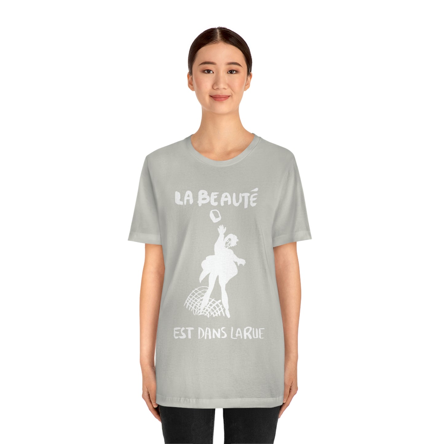 The Beauty Is In The Streets - White Print Tee Shirt