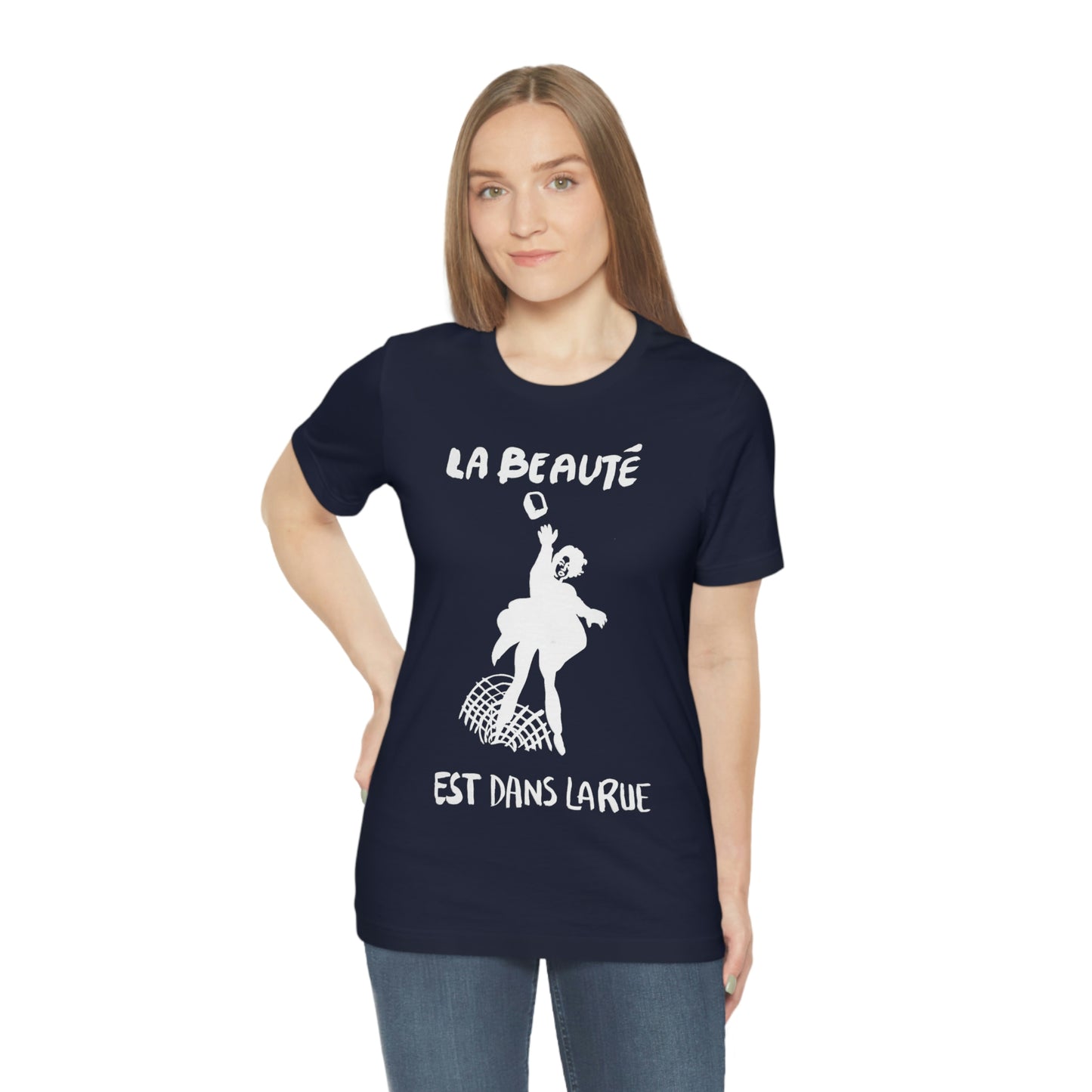 The Beauty Is In The Streets - White Print Tee Shirt