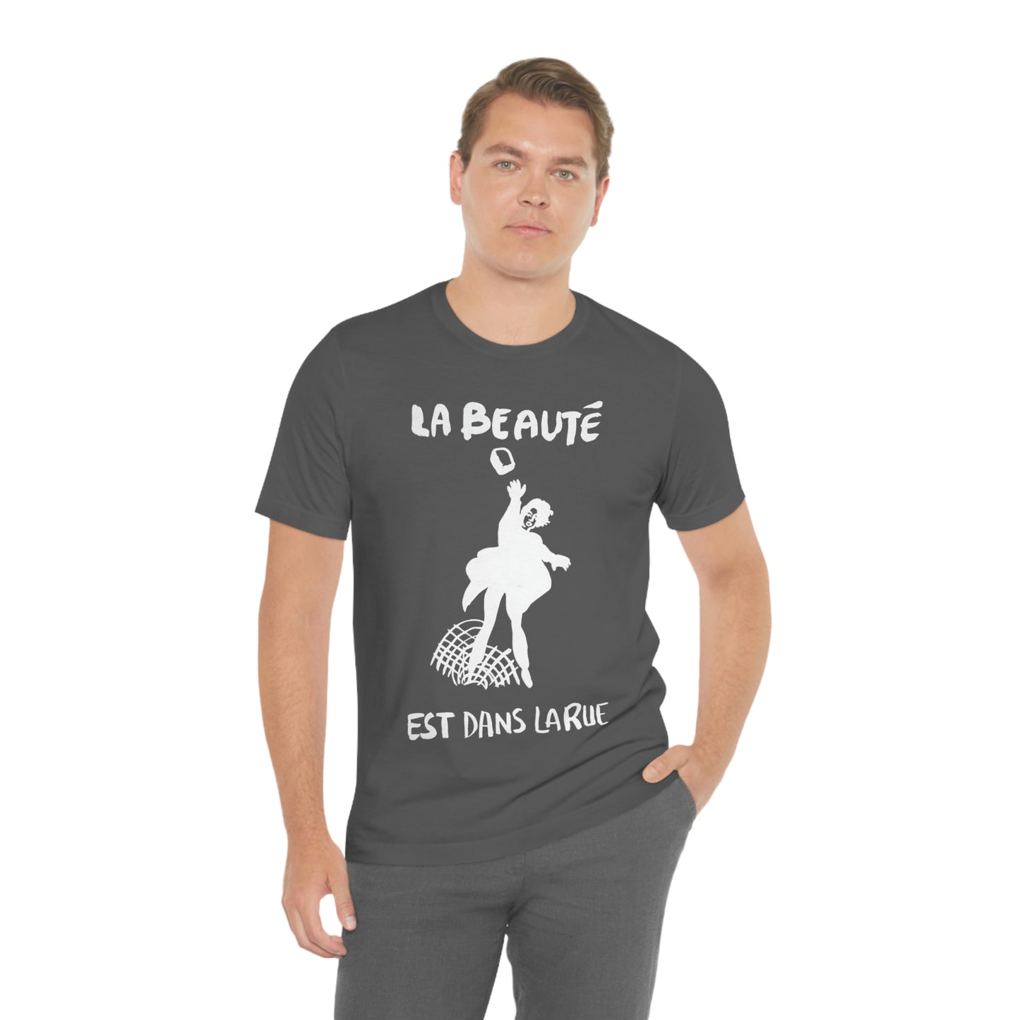 The Beauty Is In The Streets - White Print Tee Shirt