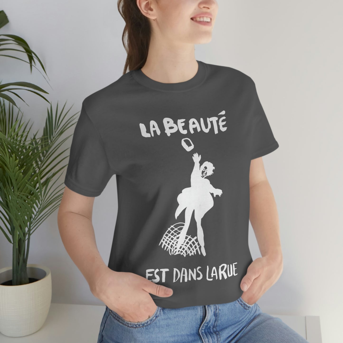 The Beauty Is In The Streets - White Print Tee Shirt