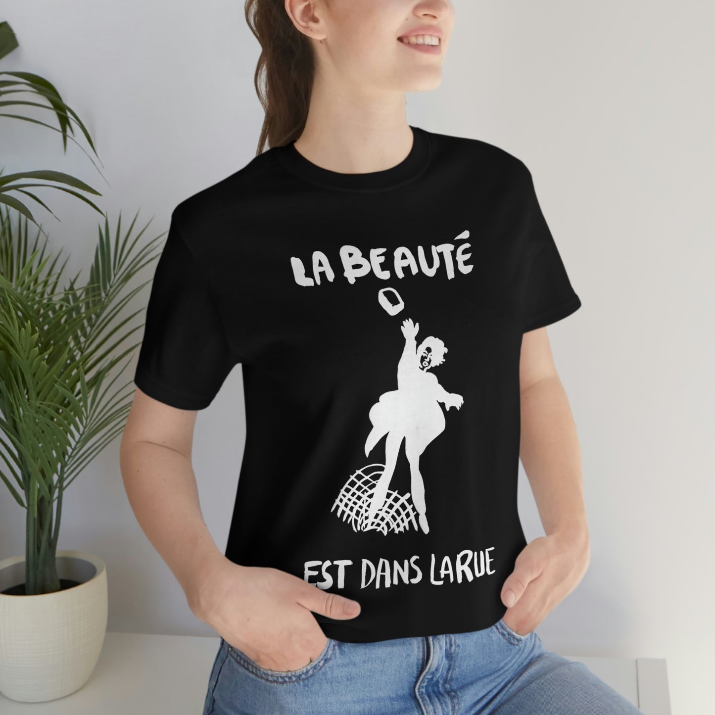 The Beauty Is In The Streets - White Print Tee Shirt