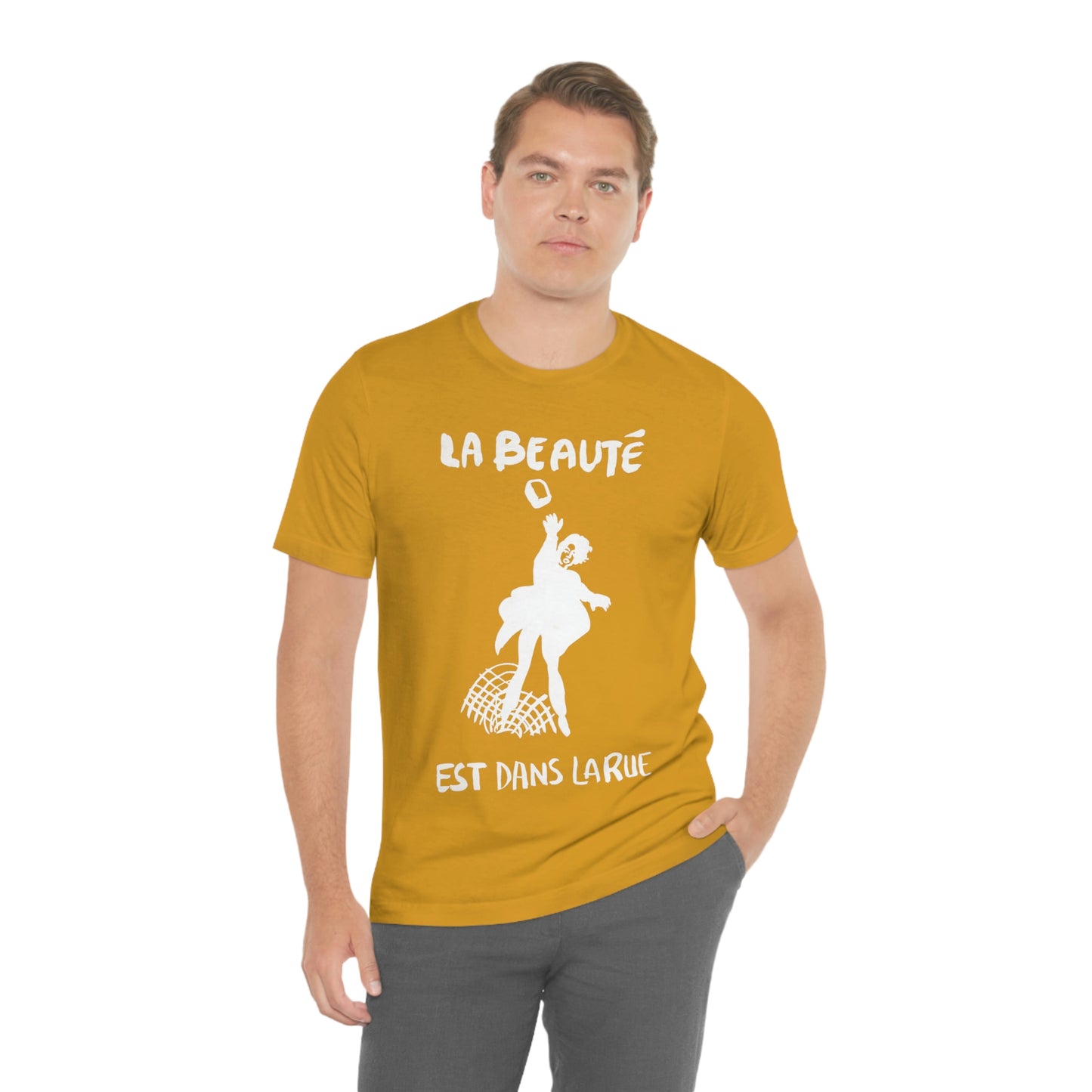 The Beauty Is In The Streets - White Print Tee Shirt