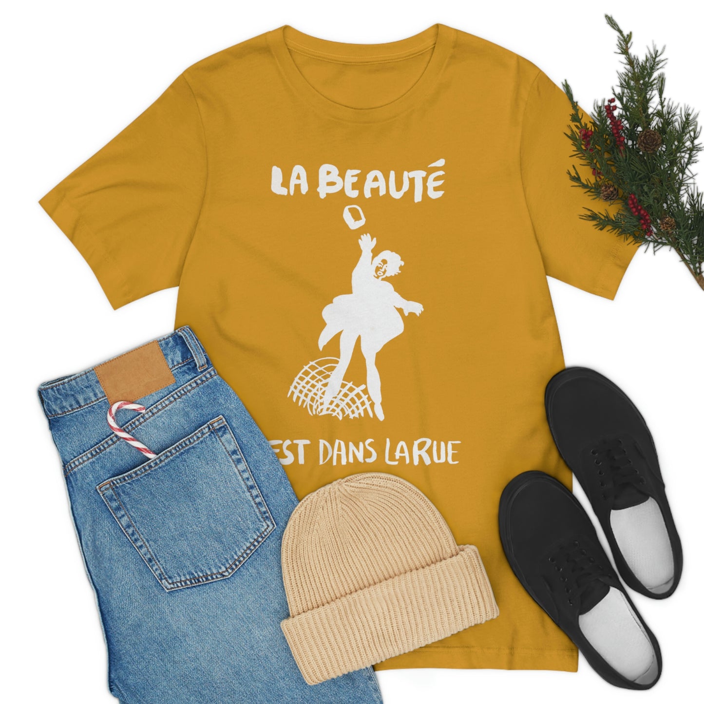 The Beauty Is In The Streets - White Print Tee Shirt