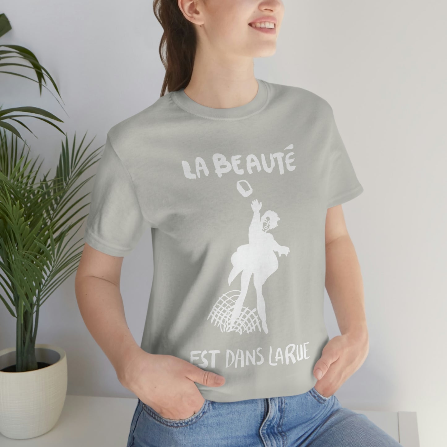 The Beauty Is In The Streets - White Print Tee Shirt