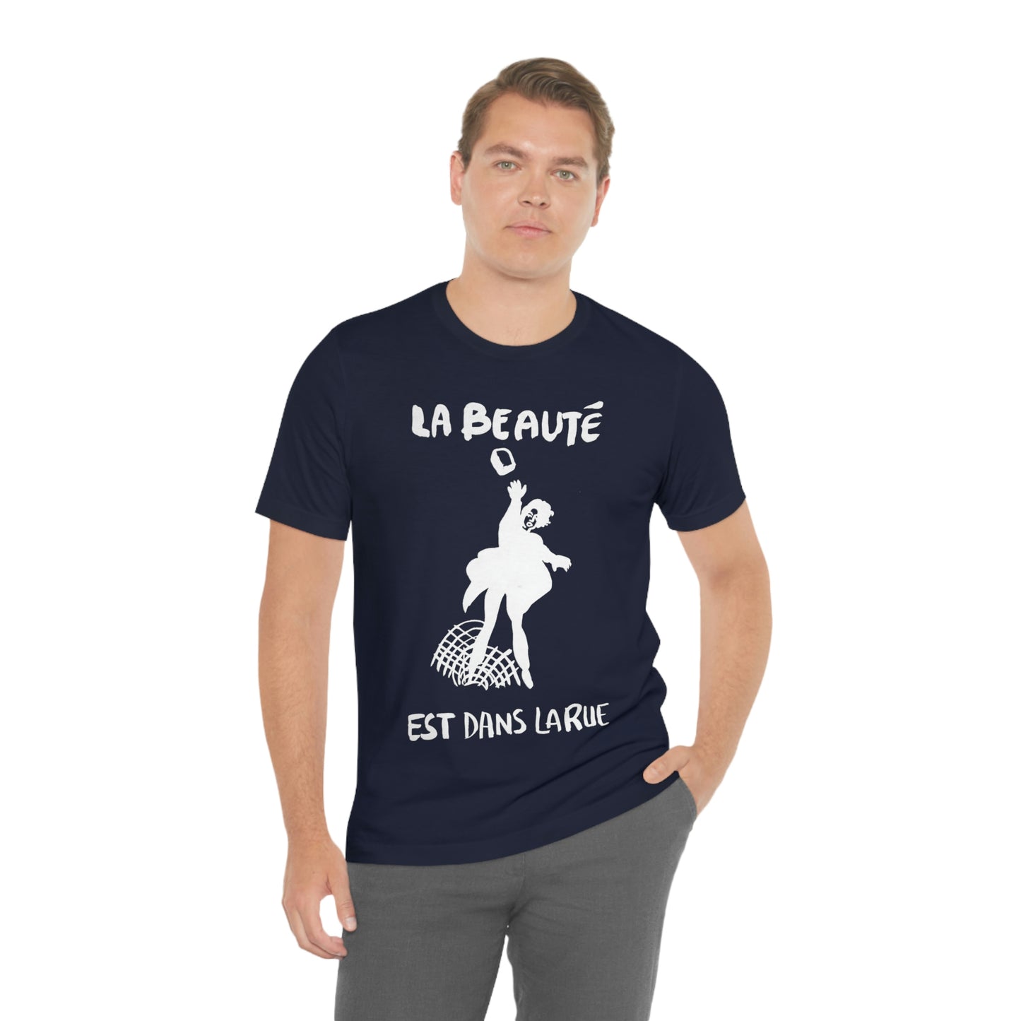 The Beauty Is In The Streets - White Print Tee Shirt