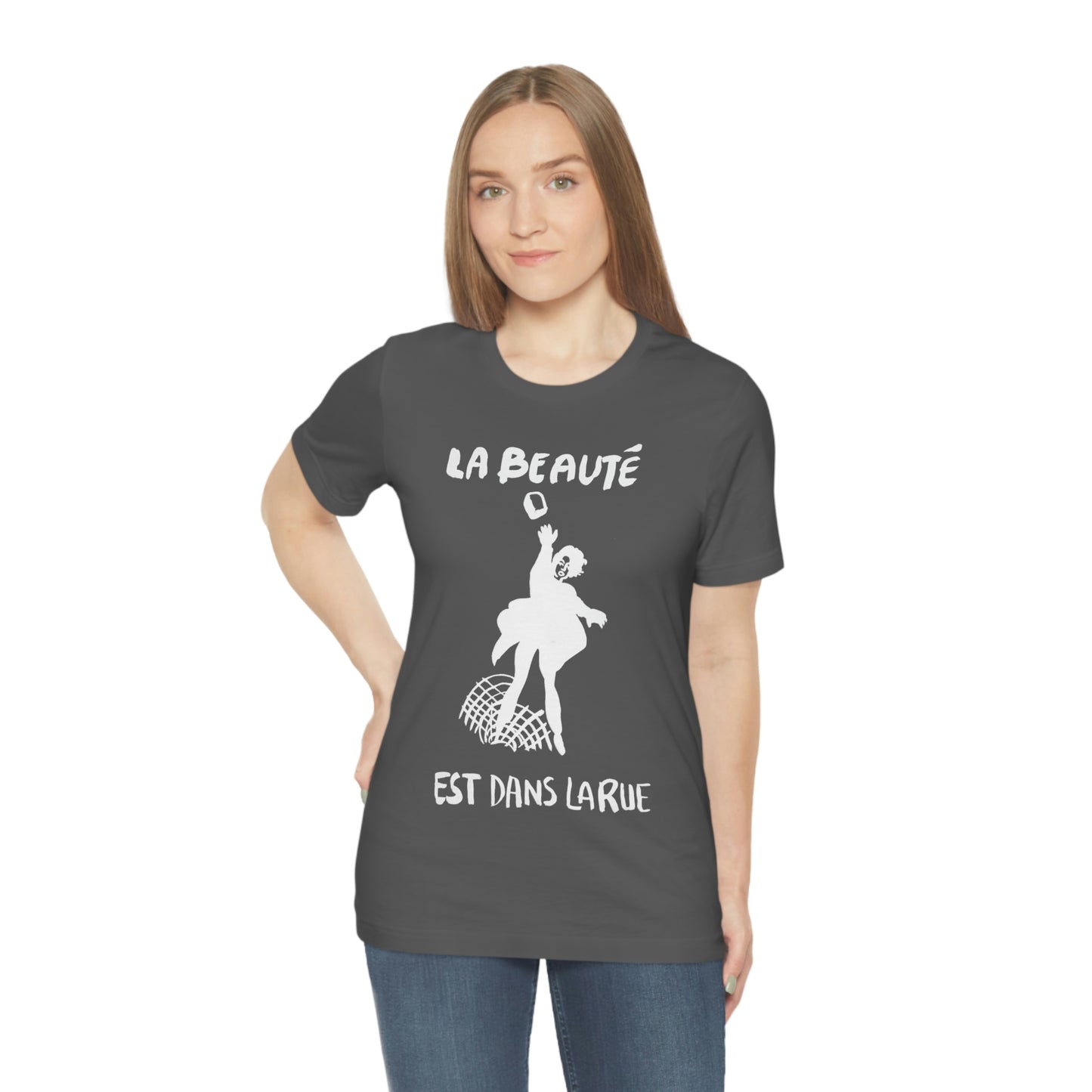 The Beauty Is In The Streets - White Print Tee Shirt
