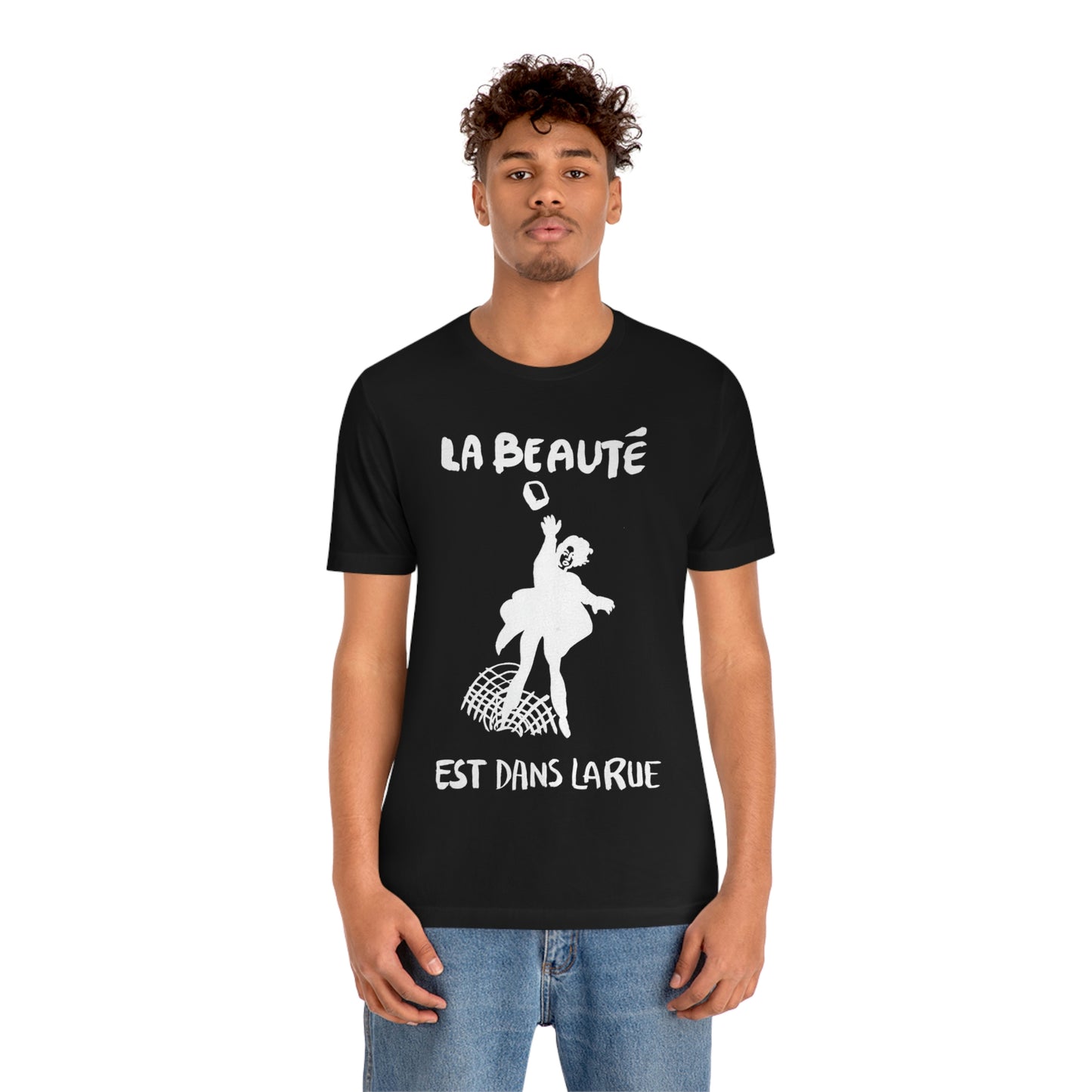 The Beauty Is In The Streets - White Print Tee Shirt