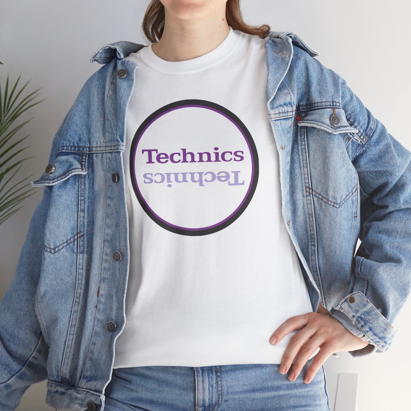 Copy of T-Shirt — 'Technics' Upside-Down Retro Logo Tee