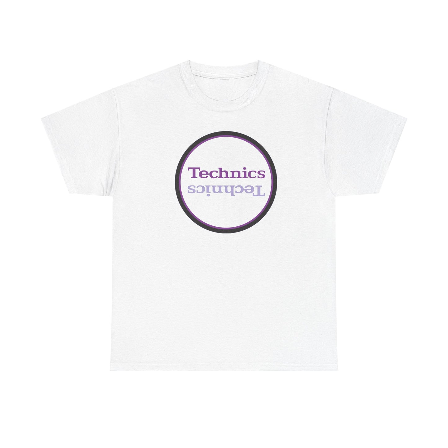Copy of T-Shirt — 'Technics' Upside-Down Retro Logo Tee