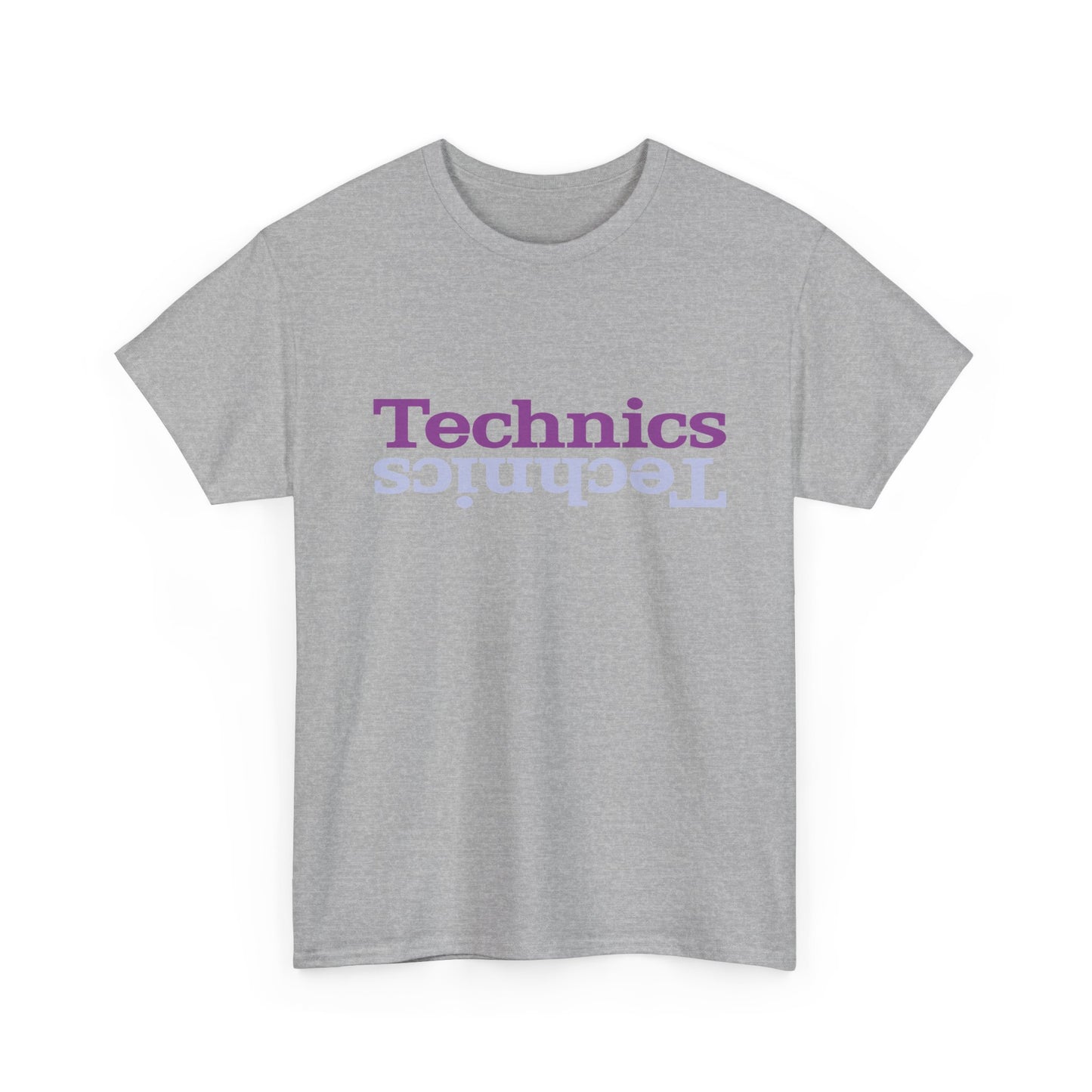 T-Shirt — 'Technics' Upside-Down Retro Logo Tee