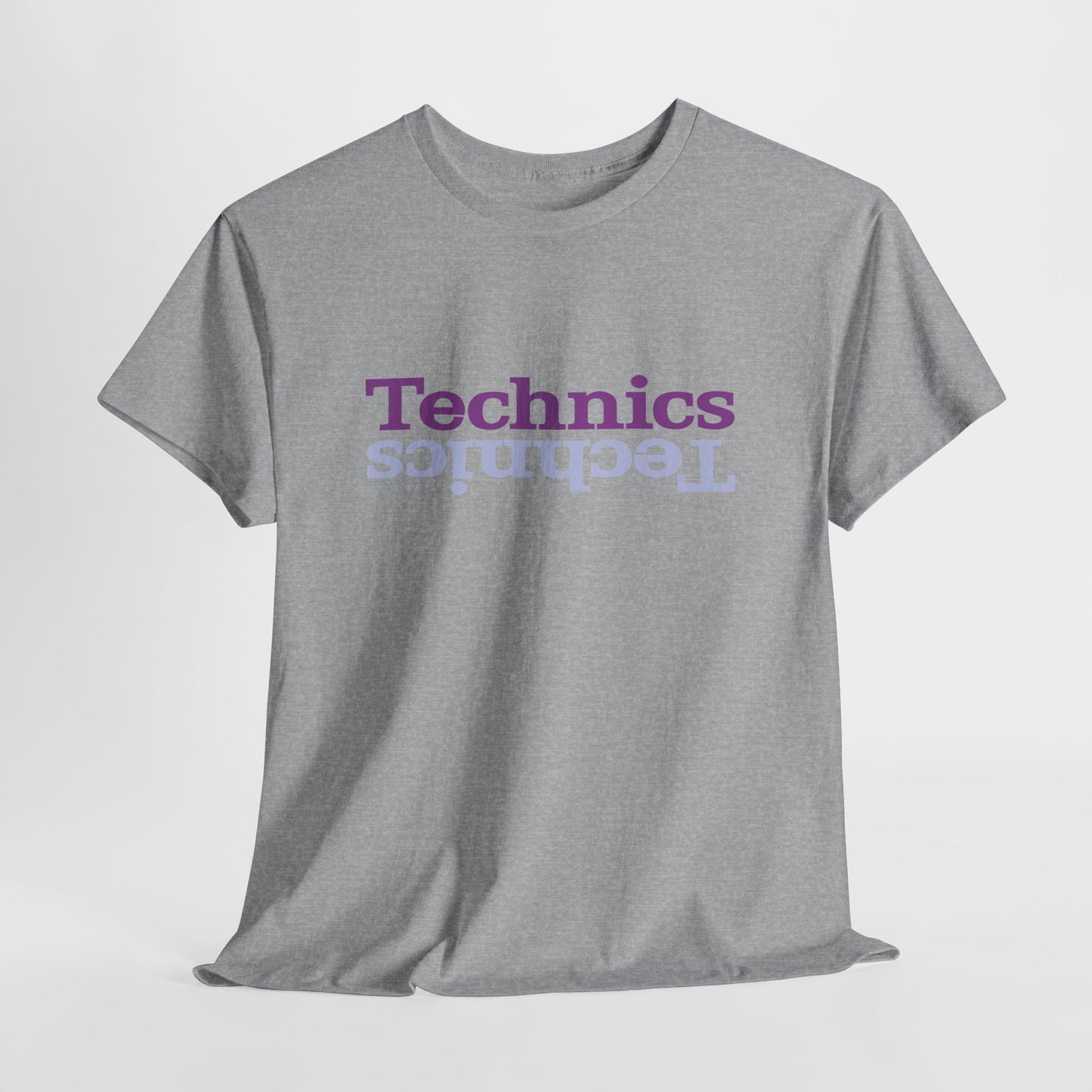 T-Shirt — 'Technics' Upside-Down Retro Logo Tee