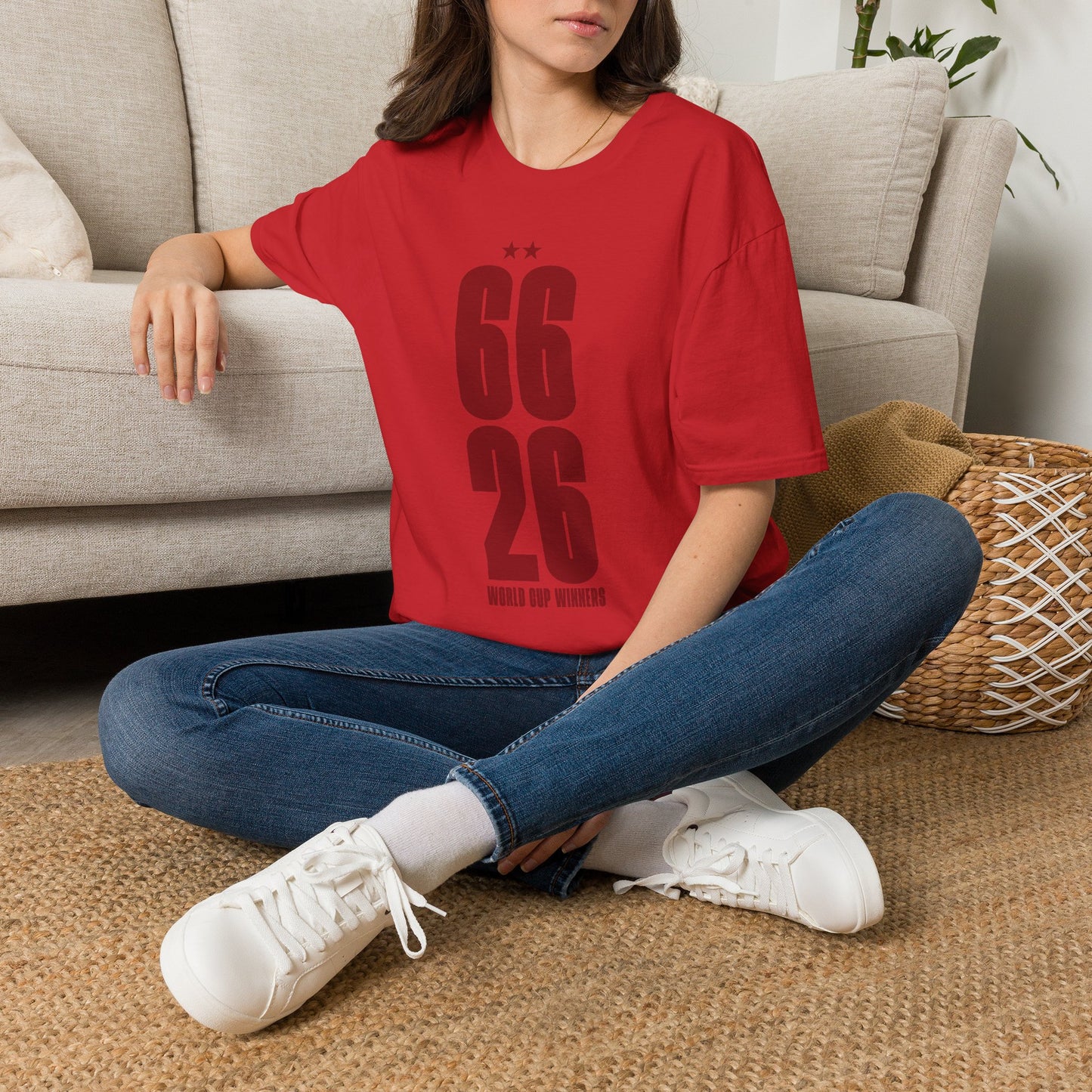 66 26 Graphic T-Shirt — Vintage Sport Number Tee