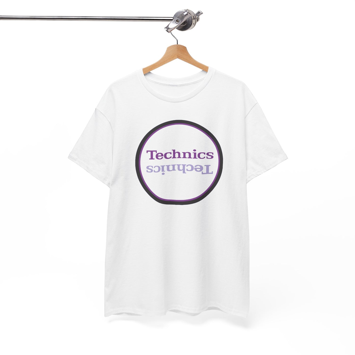 Copy of T-Shirt — 'Technics' Upside-Down Retro Logo Tee
