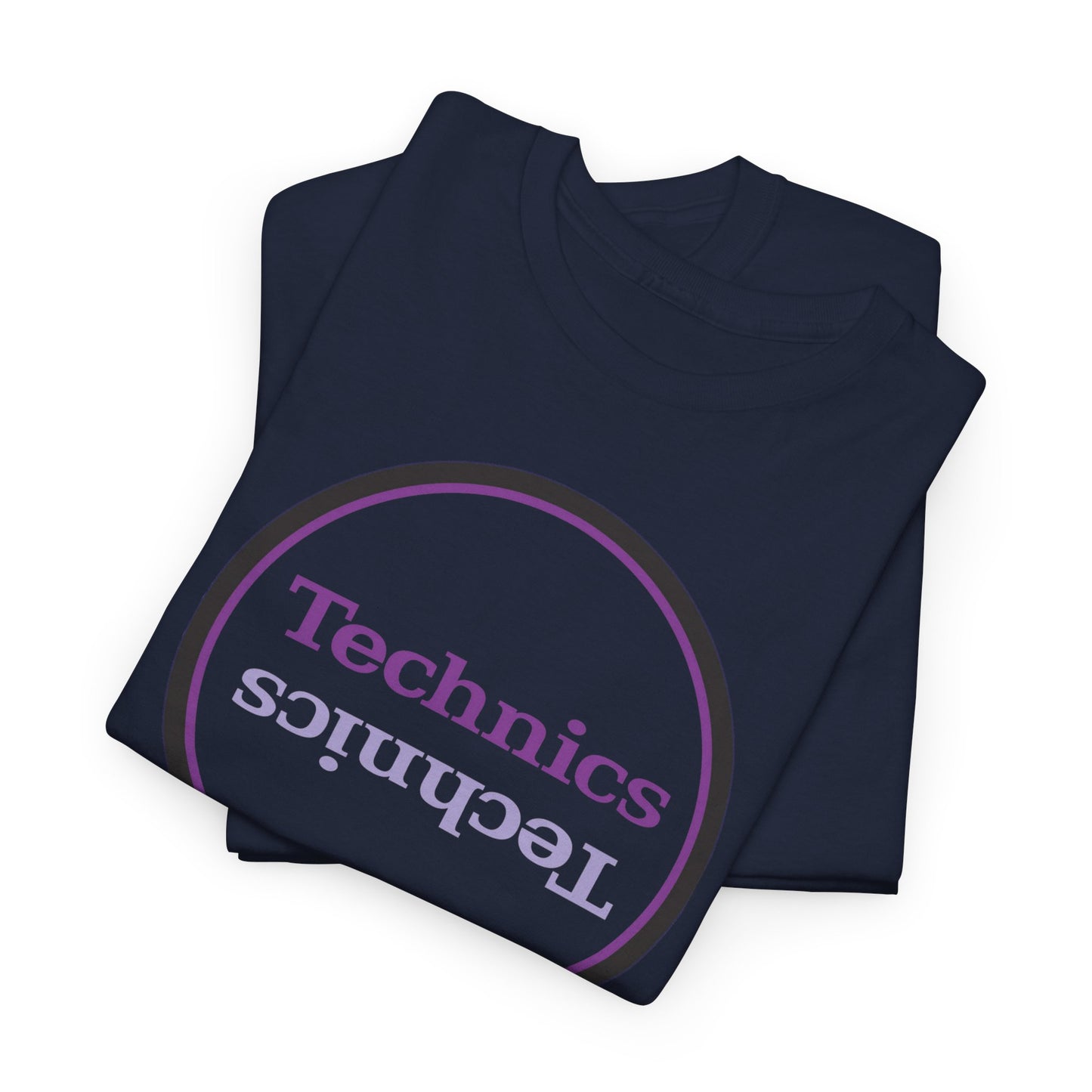 Copy of T-Shirt — 'Technics' Upside-Down Retro Logo Tee