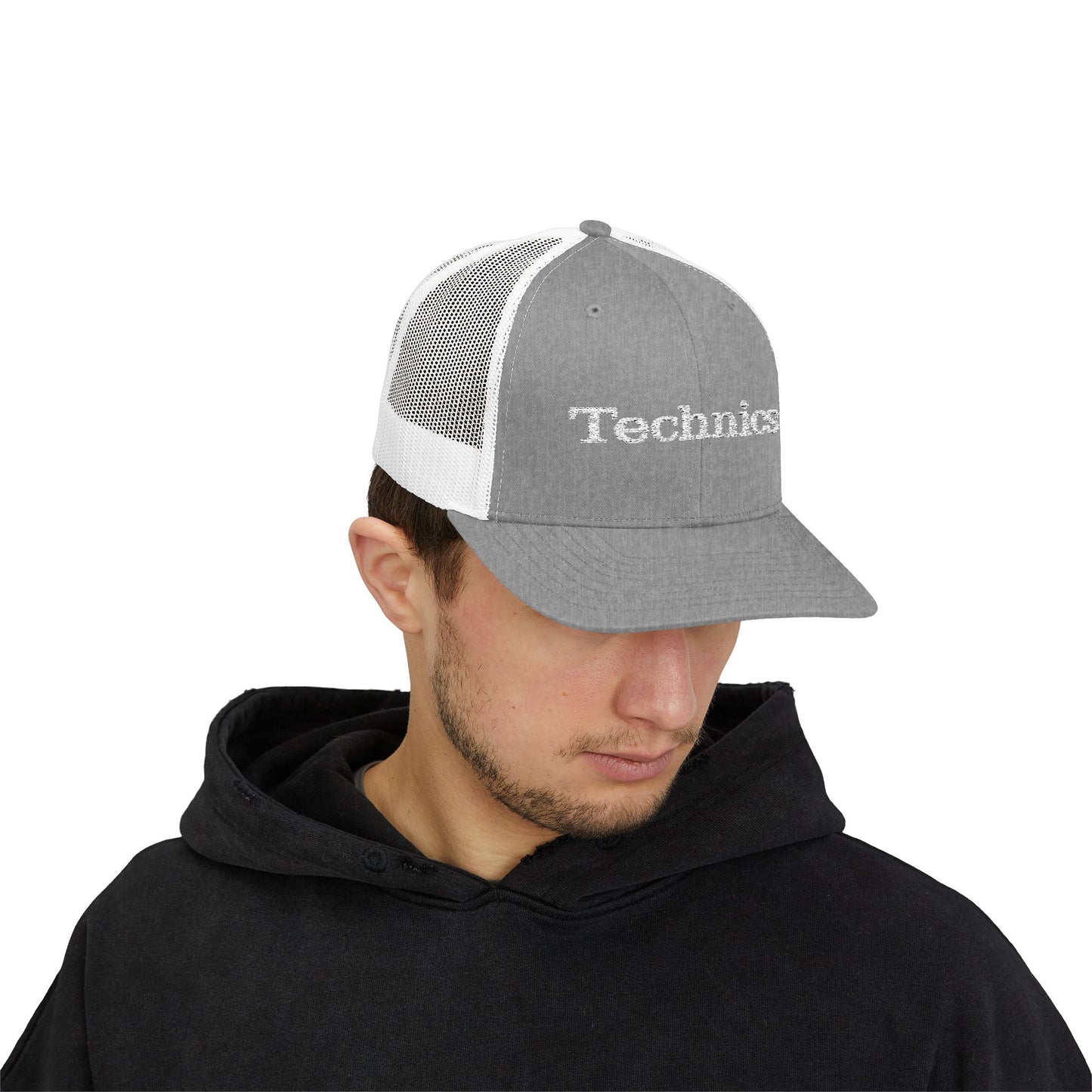 Technics Trucker Cap – Vintage DJ Logo Snapback Hat