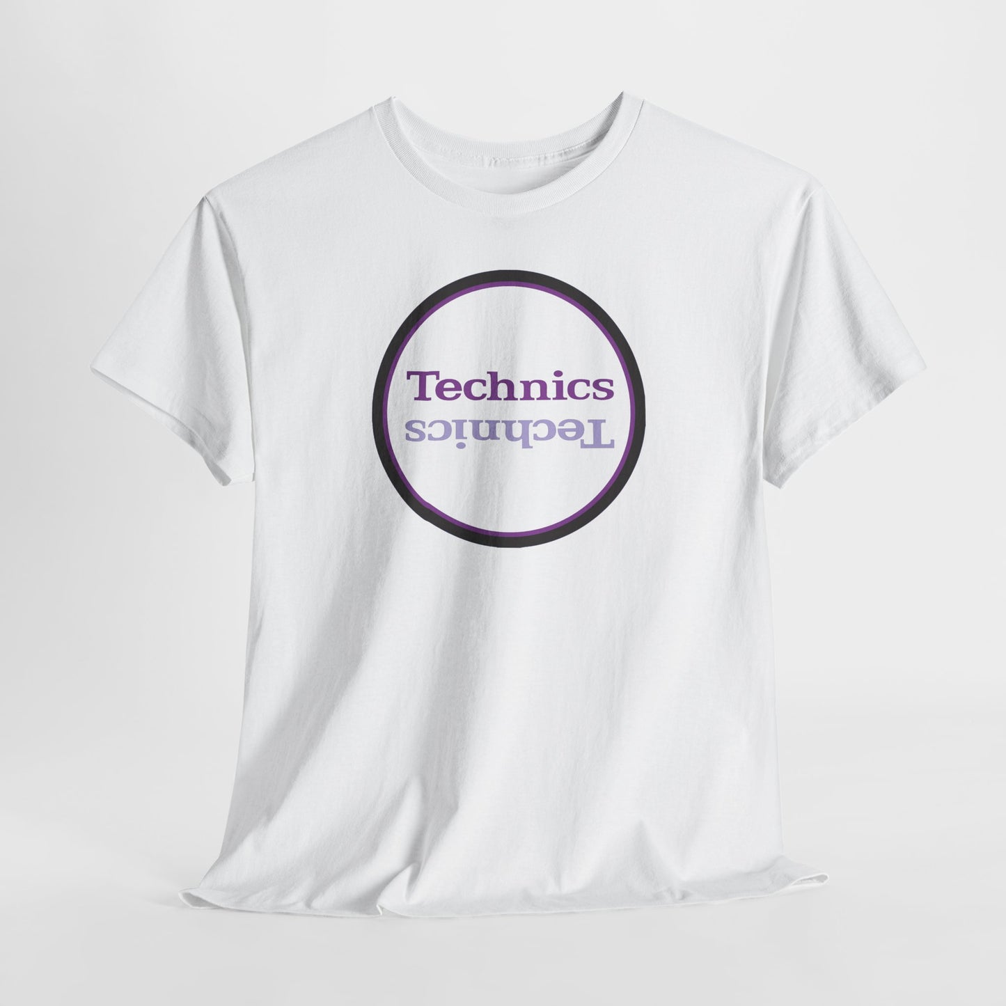 Copy of T-Shirt — 'Technics' Upside-Down Retro Logo Tee
