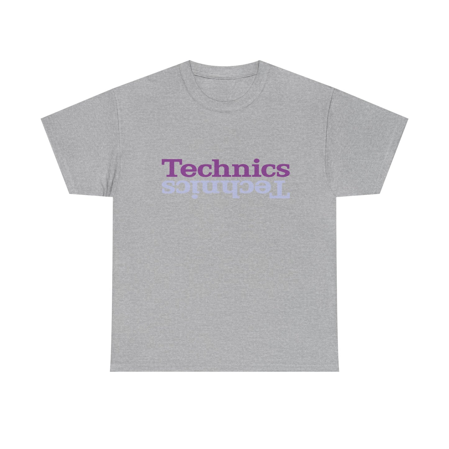 T-Shirt — 'Technics' Upside-Down Retro Logo Tee