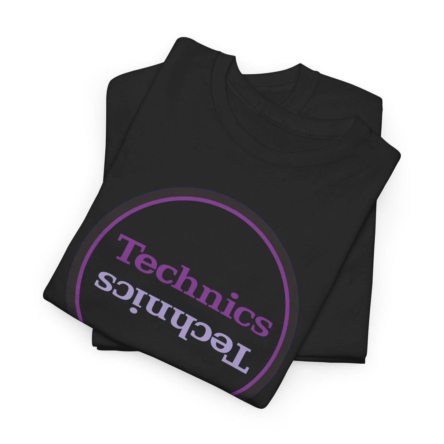 Copy of T-Shirt — 'Technics' Upside-Down Retro Logo Tee