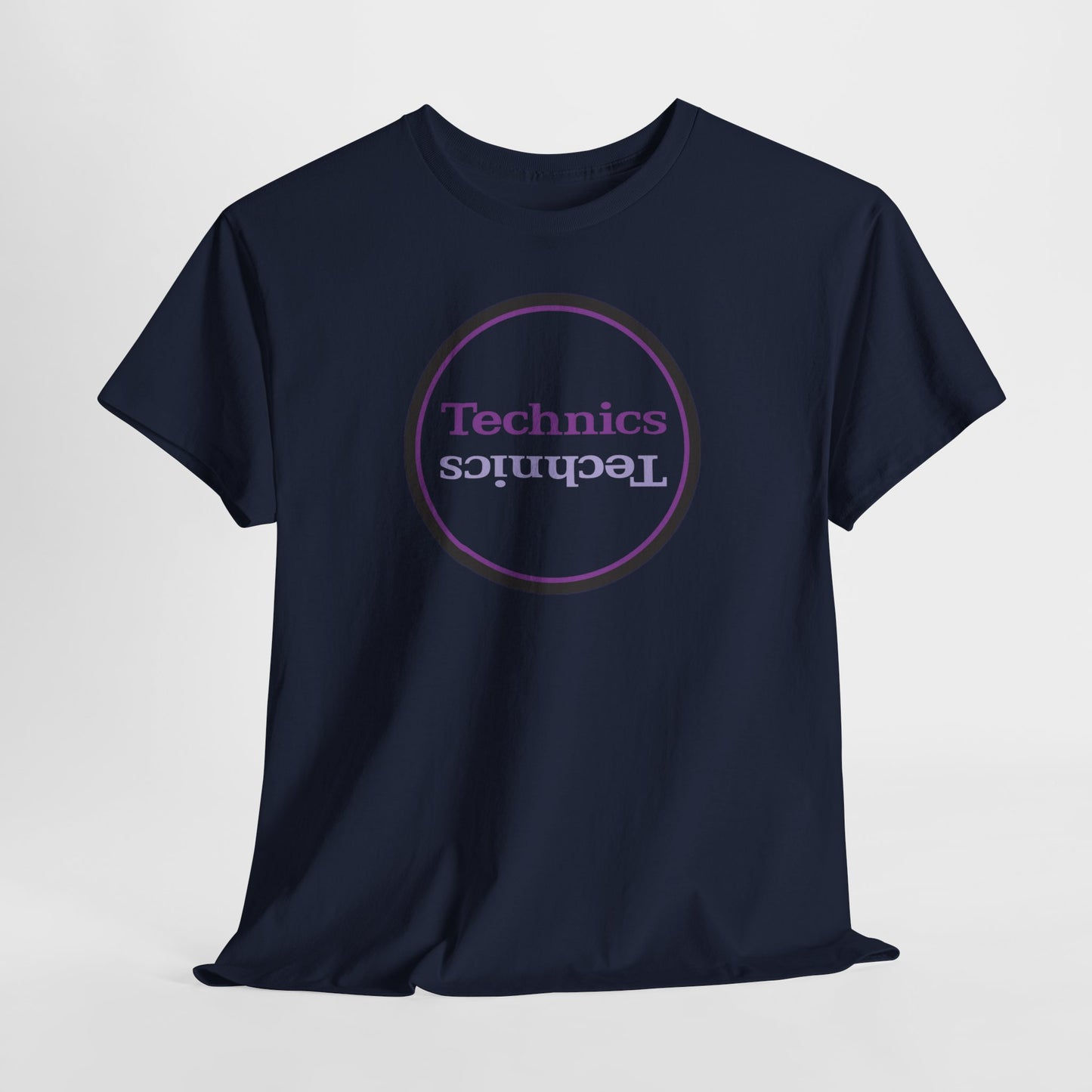 Copy of T-Shirt — 'Technics' Upside-Down Retro Logo Tee