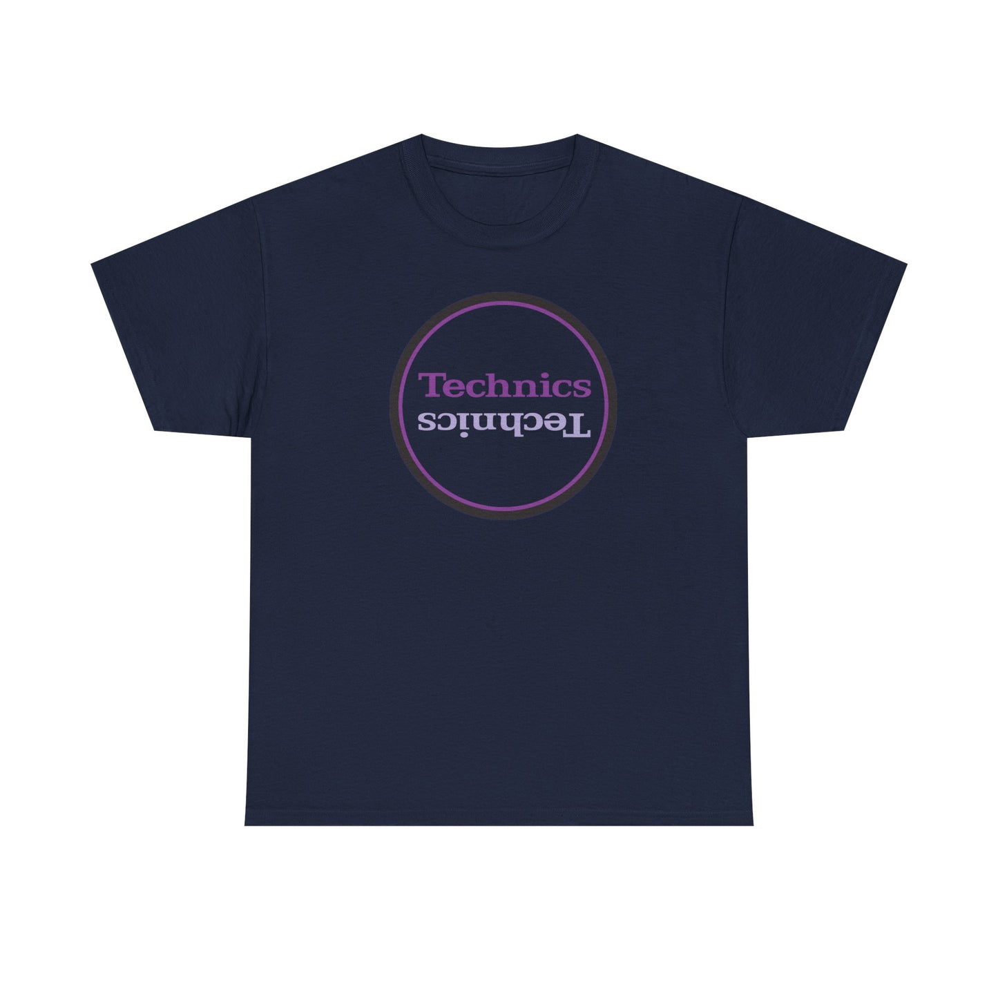 Copy of T-Shirt — 'Technics' Upside-Down Retro Logo Tee