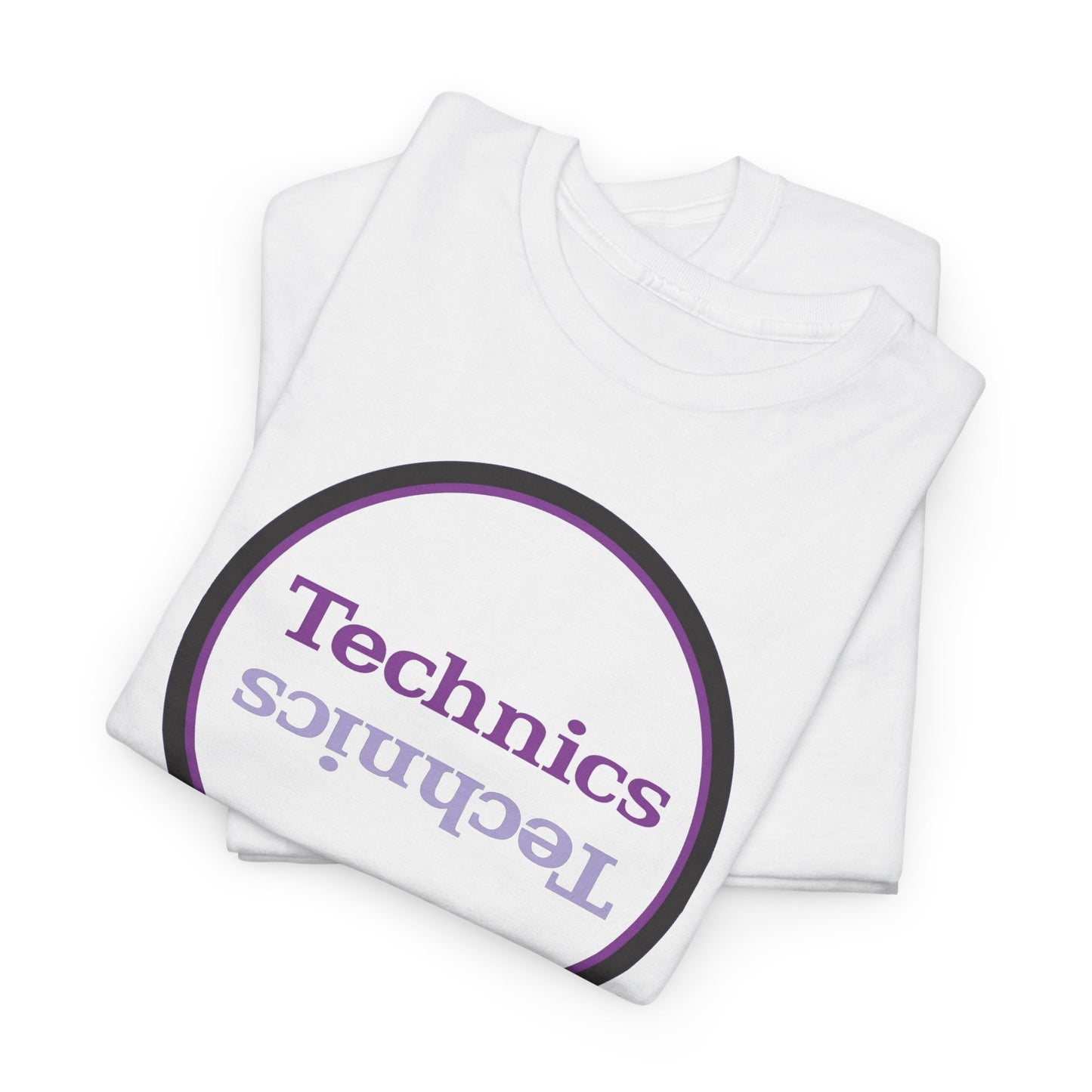 Copy of T-Shirt — 'Technics' Upside-Down Retro Logo Tee