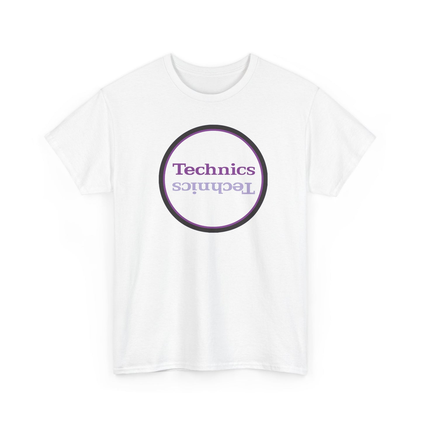 Copy of T-Shirt — 'Technics' Upside-Down Retro Logo Tee