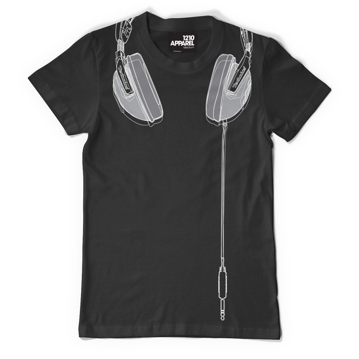 Technics Headphones T-shirt - Black
