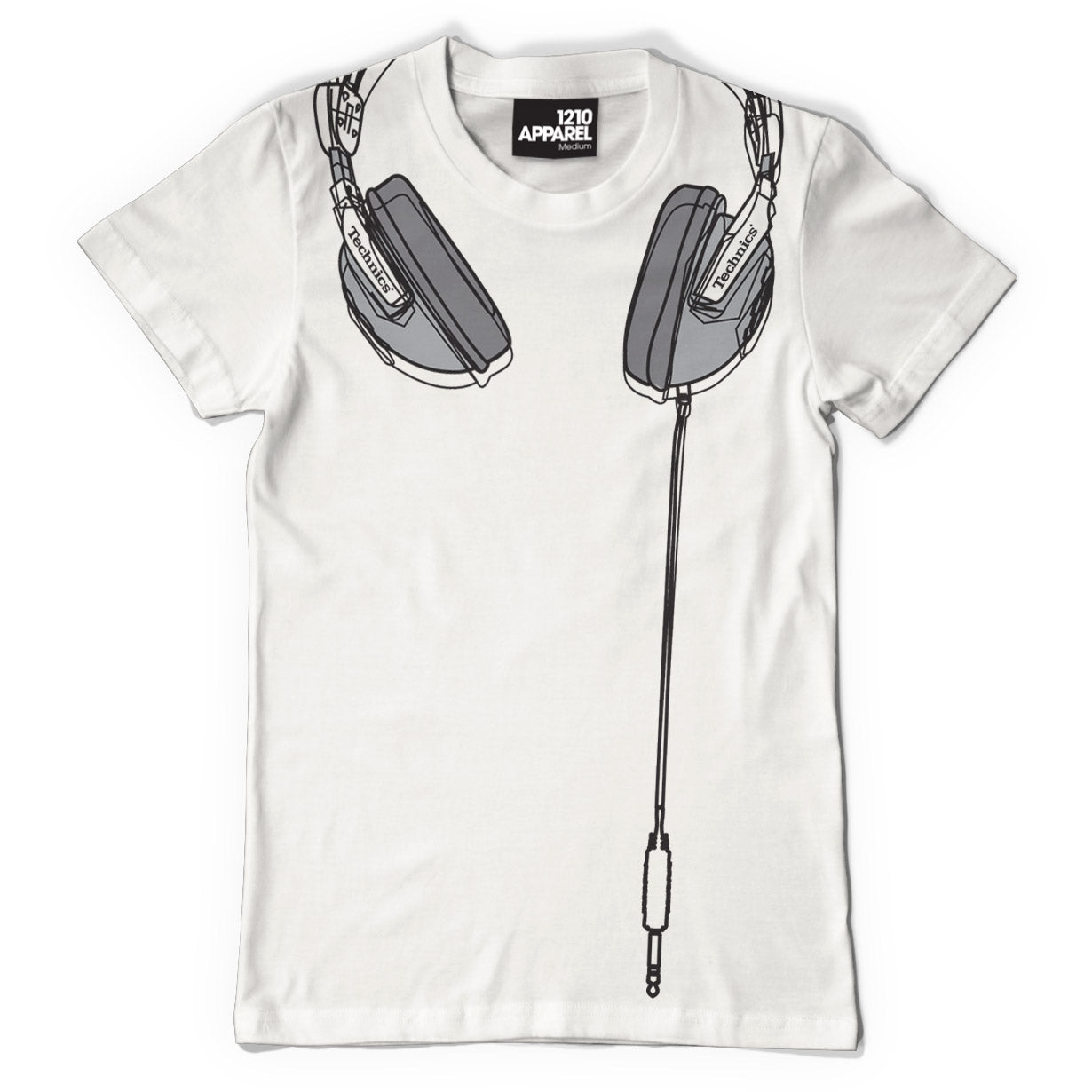 Technics Headphones T-shirt - Black