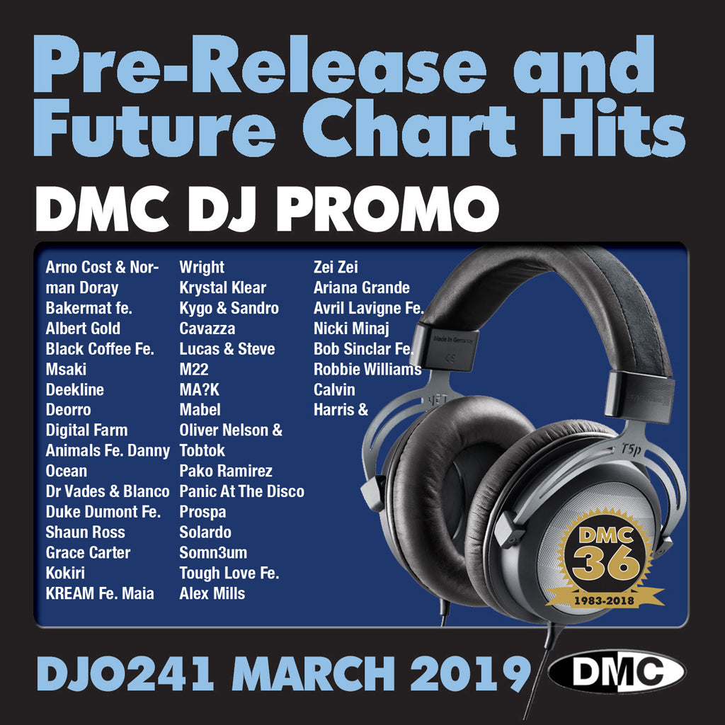 DJ PROMO 241 -  PRE RELEASE AND FUTURE CHART HITS! - March 2019 release