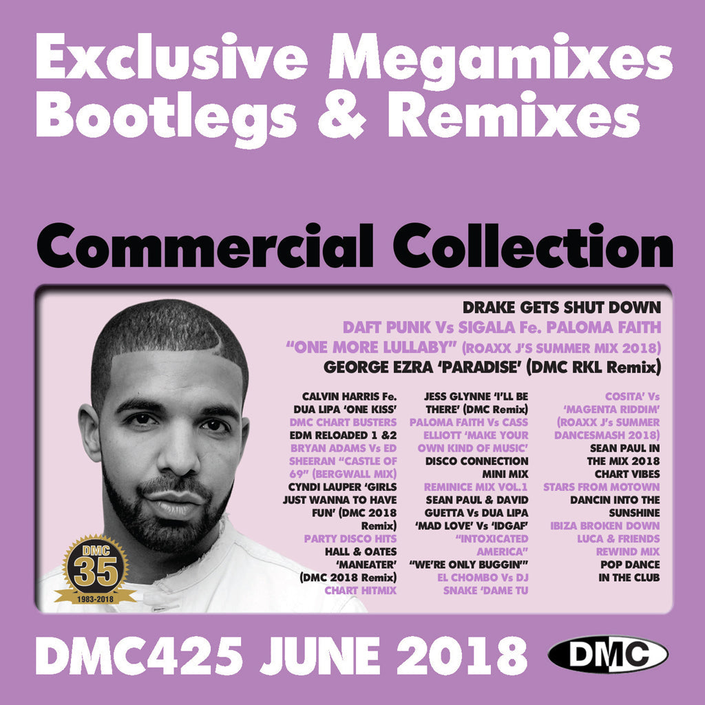 DMC COMMERCIAL COLLECTION 425 - TRIPLE CD EDITION - JUNE 2018