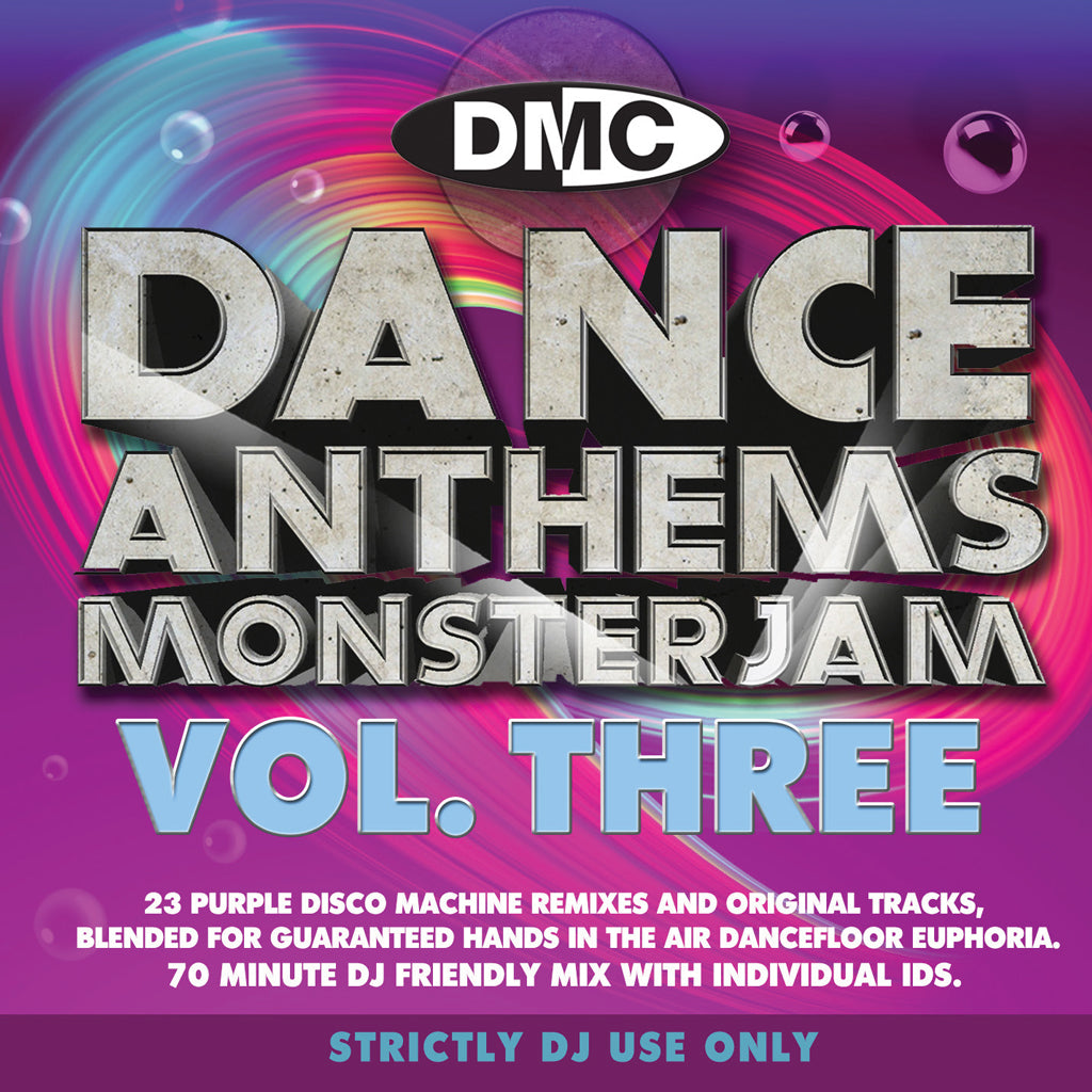 DMC DANCE ANTHEMS MONSTERJAM VOLUME 3 - December 2021 release