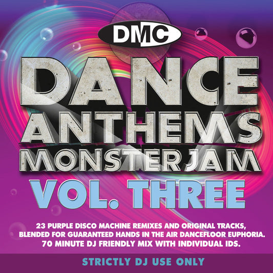 DMC DANCE ANTHEMS MONSTERJAM VOLUME 3 - December 2021 release