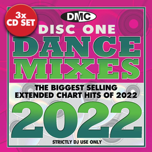 DMC DANCE MIXES 2022 - 3 x CD set - January 2023 release