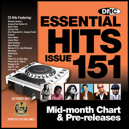 DMC ESSENTIAL HITS 151 - OCTOBER RELEASE 2017