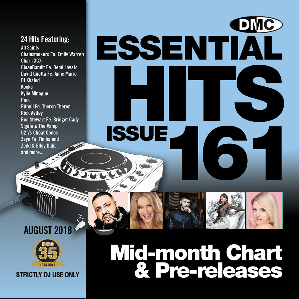 DMC ESSENTIAL HITS 161 - August 2018 release