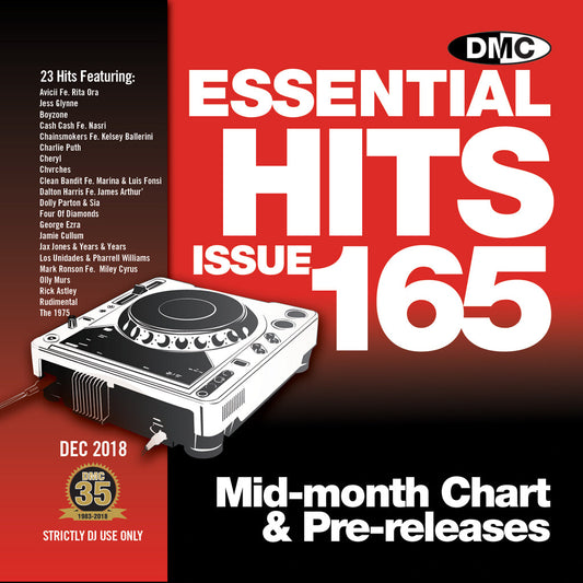DMC Essential Hits 165 - Mid December 2018 release