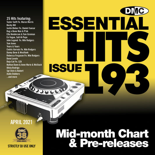 DMC ESSENTIAL HITS 193 - mid April 2021 release