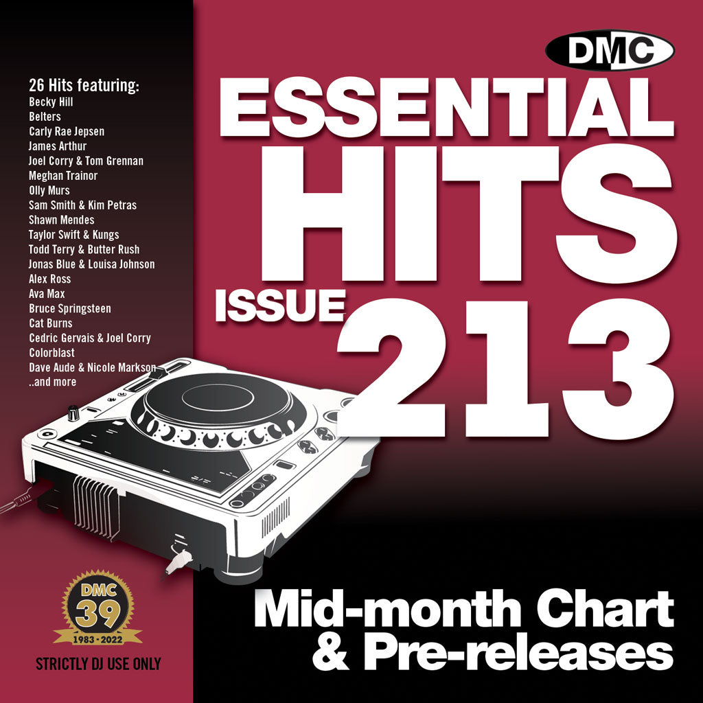 DMC ESSENTIAL HITS 213 - December 2022 CD new release