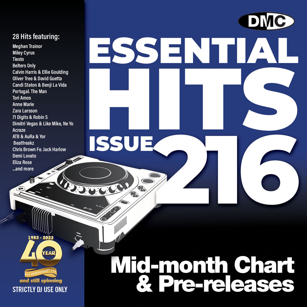 DMC ESSENTIAL HITS 216 - March 2023 release
