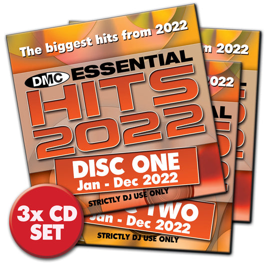 DMC ESSENTIAL HITS 2022 - 3 x CD edition - December 2022 new release - the biggest hits from 2022