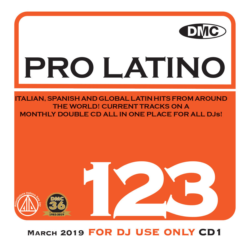 PRO LATINO 123  ITALIAN, SPANISH AND GLOBAL LATIN HITS FROM AROUND THE WORLD