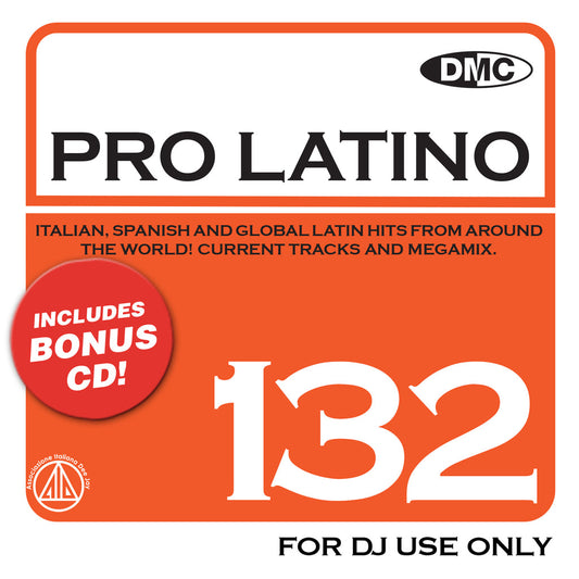 DMC PRO LATINO 132 - Double CD - January 2020 release
