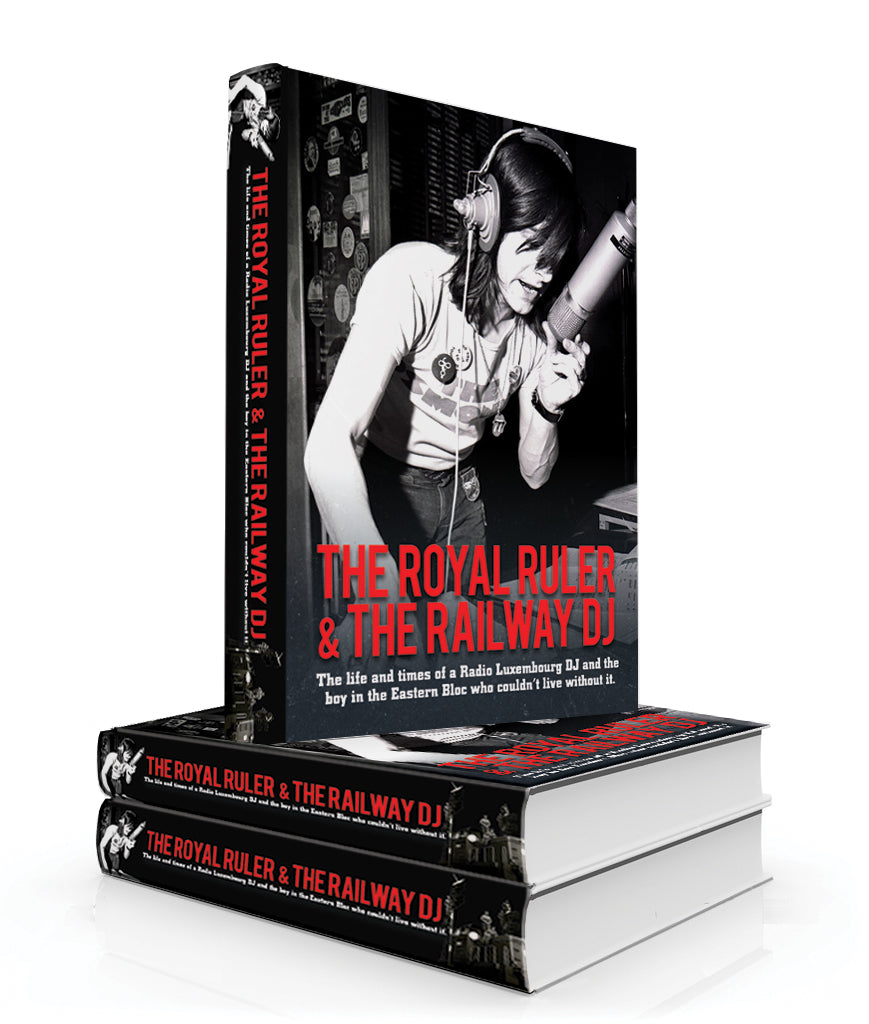 'BOOK OF THE YEAR'  MUSIC REPUBLIC MAGAZINE - THE ROYAL RULER & THE RAILWAY DJ - Tony Prince and Jan Šesták - Hardback
