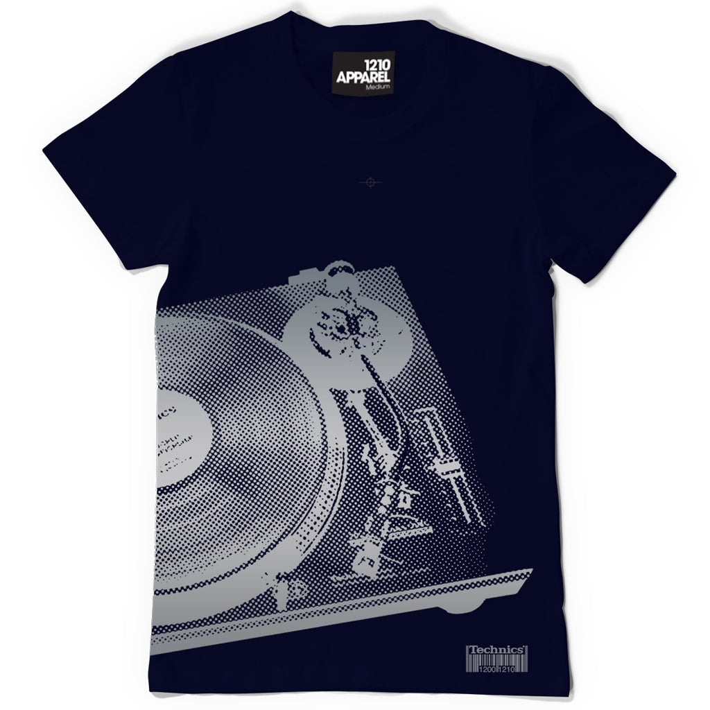 Technics Halftone Deck T. Shirt - Black