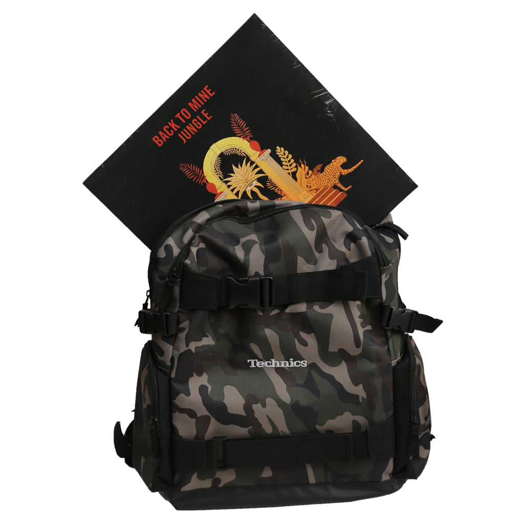 Technics Old School Board Pack (camo/silver embroidered logo)