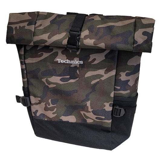 Technics Block Roll-Top Backpack (Camo) - NEW