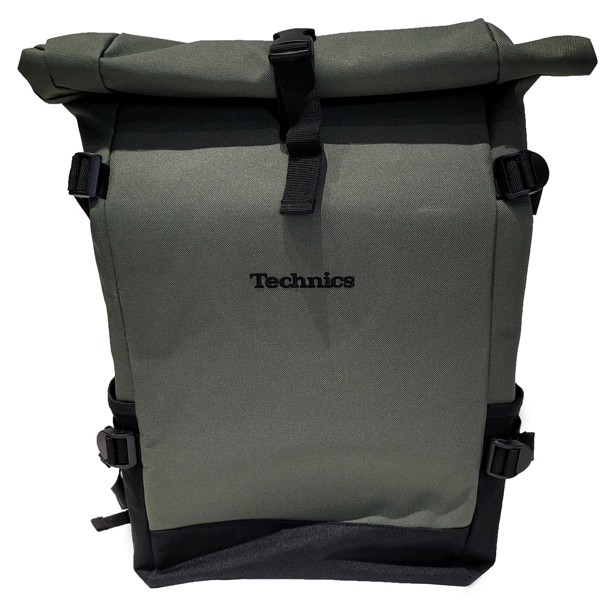 Technics Block Roll-Top Backpack (Olive) - NEW