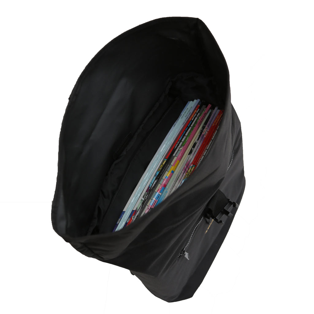 Technics Roll Top Backpack (vinyl/laptop) Gold embroidery