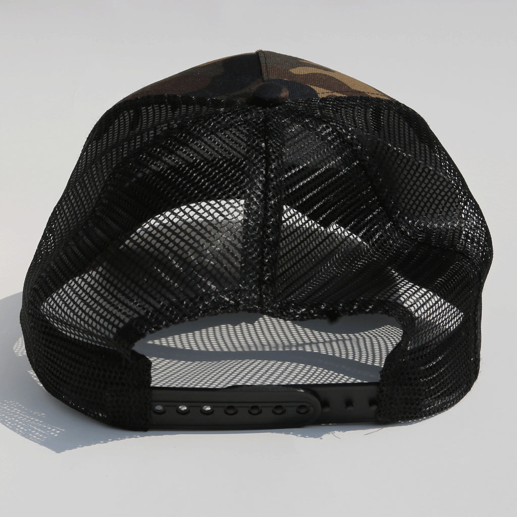 Technics Patch Snapback Trucker Cap - Camo