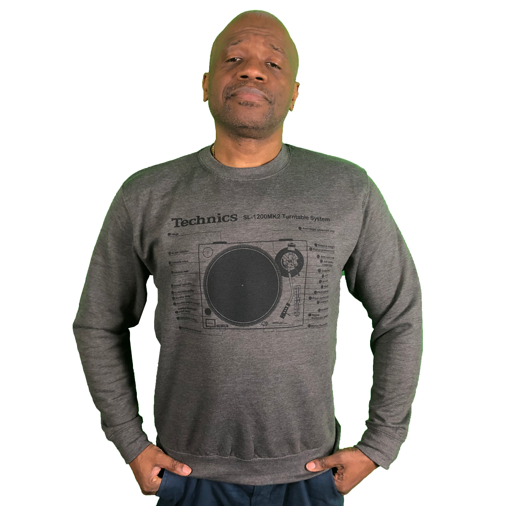 Technics SL-1200MK2 Sweatshirt - Charcoal Grey